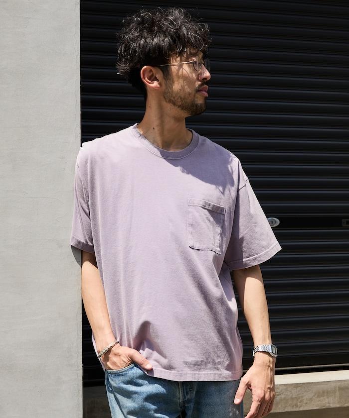 輕鬆寬鬆粉飾 短袖T恤