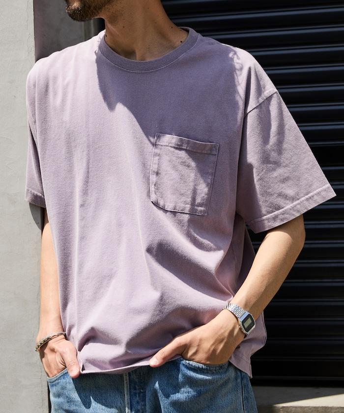 輕鬆寬鬆粉飾 短袖T恤