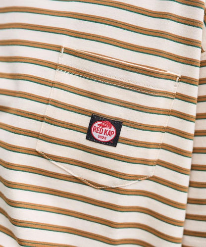 聯名 多色條紋口袋設計T恤