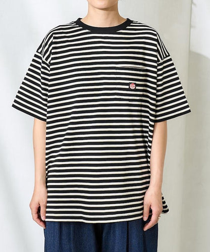 聯名 多色條紋口袋設計T恤