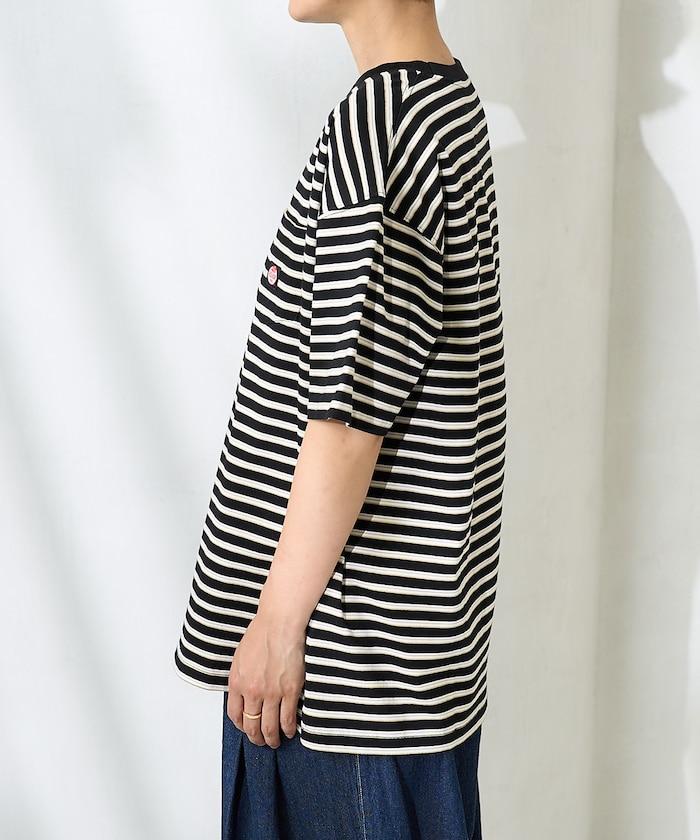 聯名 多色條紋口袋設計T恤