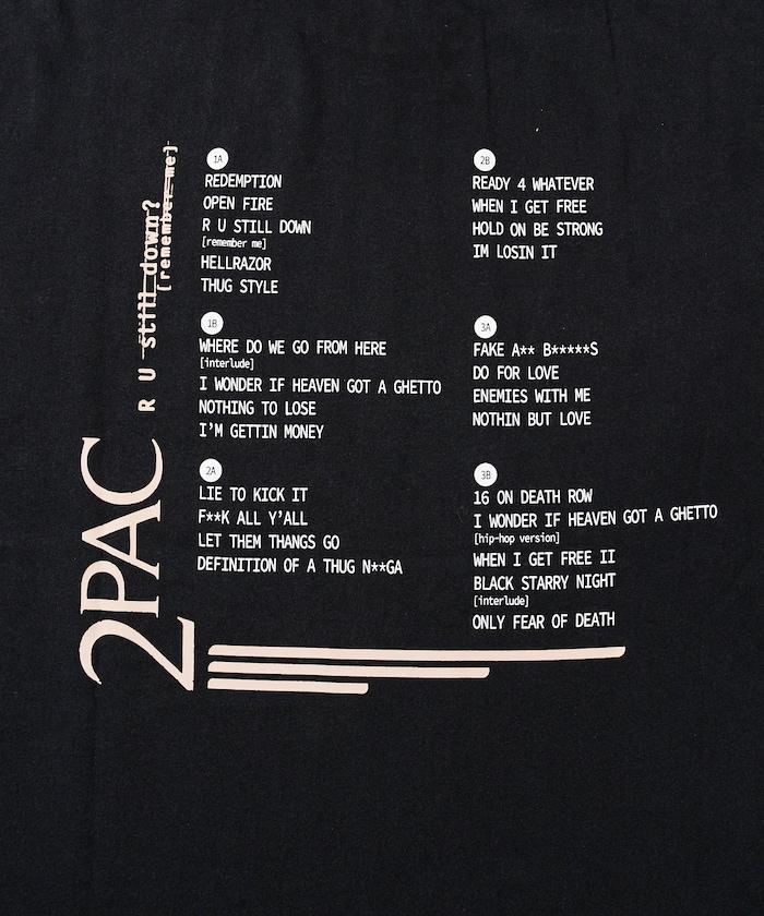 2pac 你還在嗎 前面印花 圓領T恤 短袖