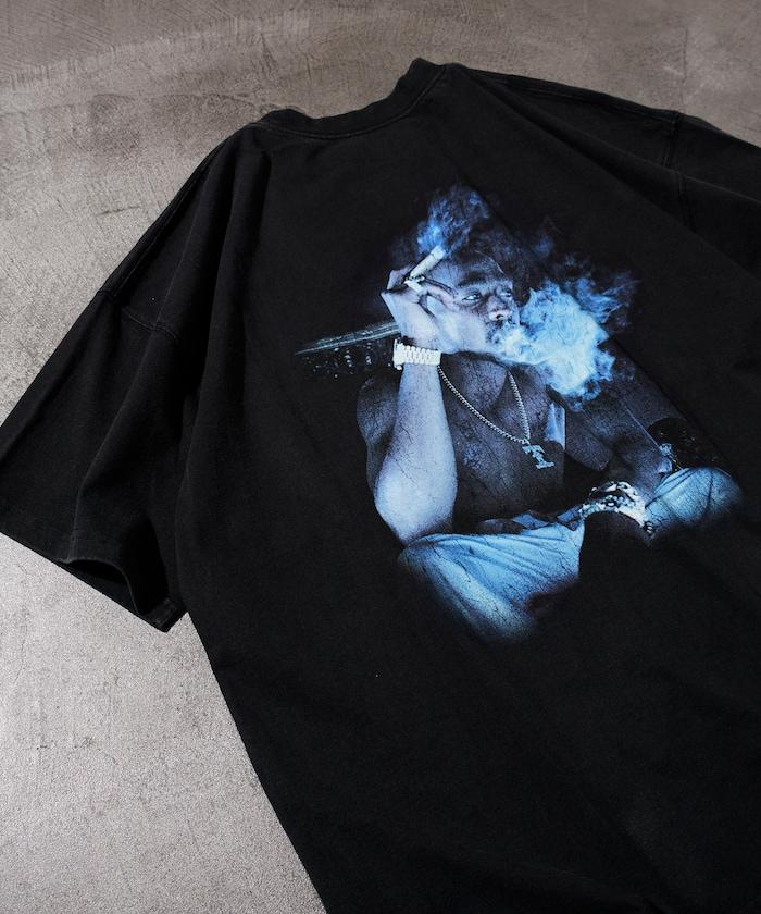 2pac 後背印花 圓領 T恤 短袖