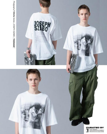 JOSEPH SZABO攝影師圓領T恤 青少年
