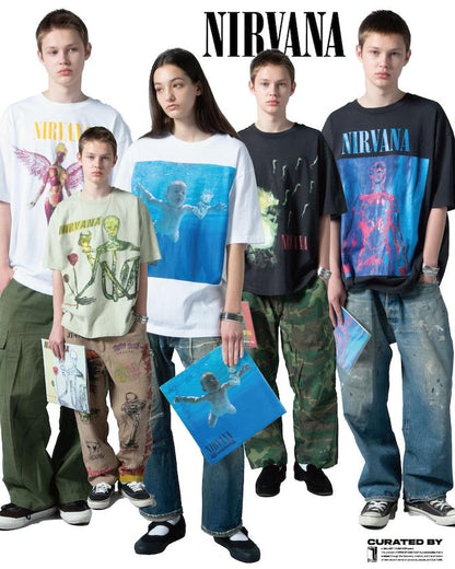 NIRVANA NEVERMIND 圓領樂隊T恤