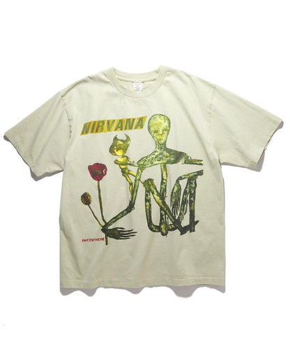 NIRVANA INCESTICIDE 圓領樂隊T恤