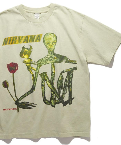 NIRVANA INCESTICIDE 圓領樂隊T恤