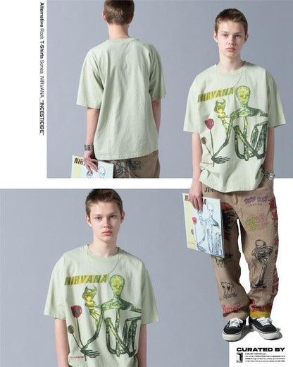 NIRVANA INCESTICIDE 圓領樂隊T恤