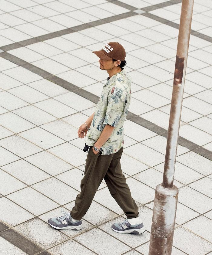 夏季針織寬鬆修身編織休閒長褲