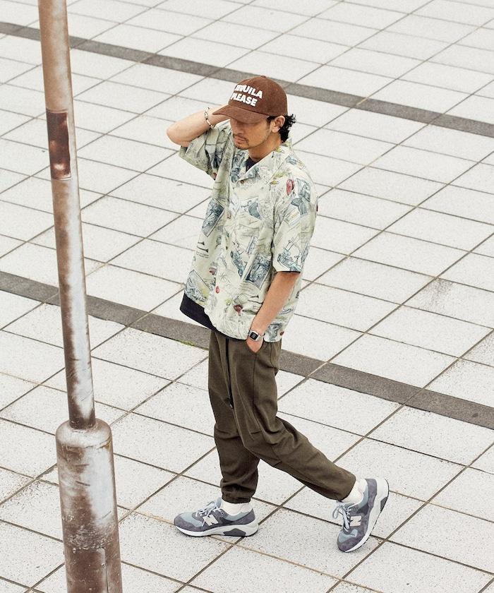 夏季針織寬鬆修身編織休閒長褲