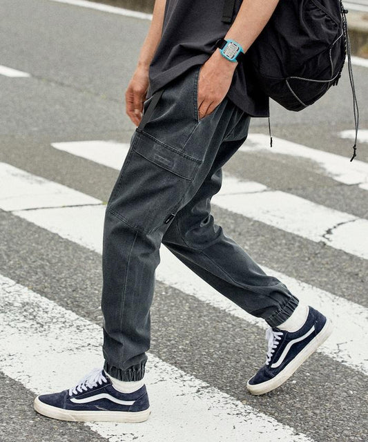 《AIR》技術透氣 網眼顏料處理 錐形運動褲