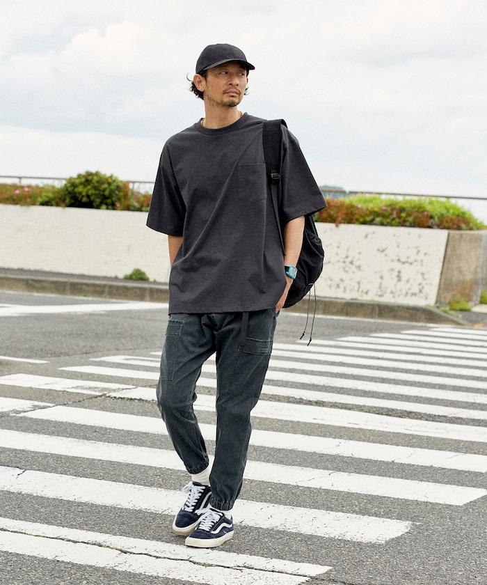 《AIR》DRY 高功能材料 7.7盎司 大尺寸 圓領口袋T恤/吸溼快乾/遮熱/防紫外線