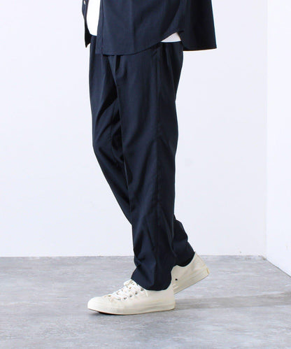 【GLOSTER/格洛斯特】網眼足球材料 錐形寬鬆休閒長褲