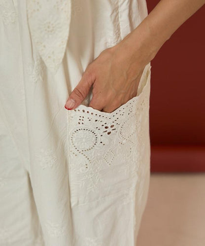 刺繡露臍連體褲