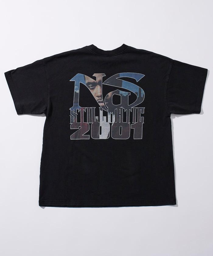 聯名 Nas 後背印花 短袖 圓領T恤