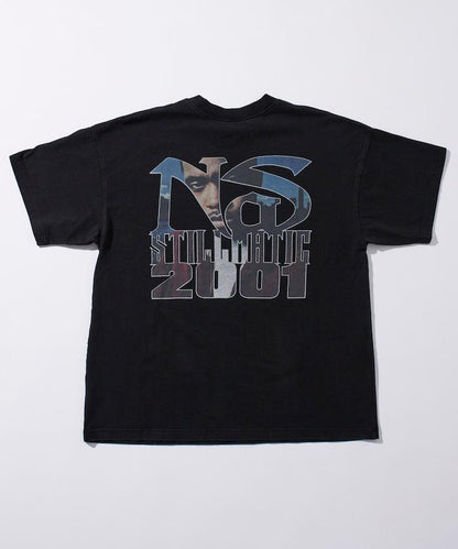 聯名 Nas 後背印花 短袖 圓領T恤