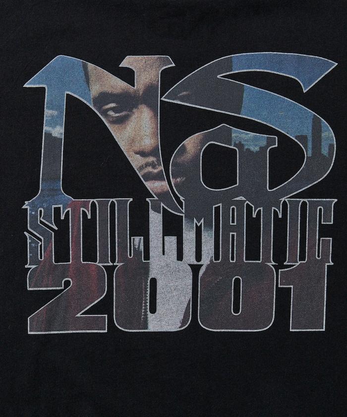 聯名 Nas 後背印花 短袖 圓領T恤