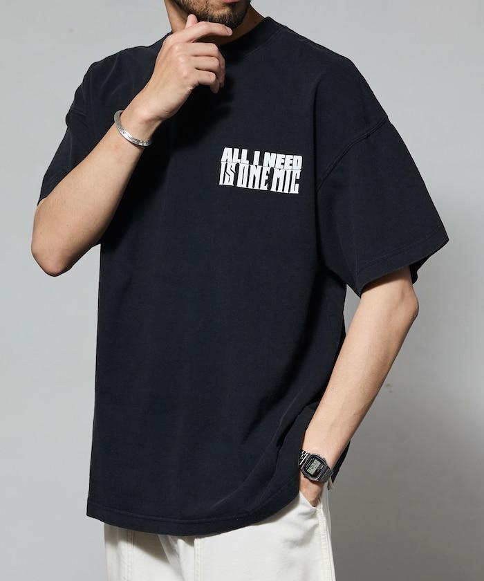 聯名 Nas 後背印花 短袖 圓領T恤