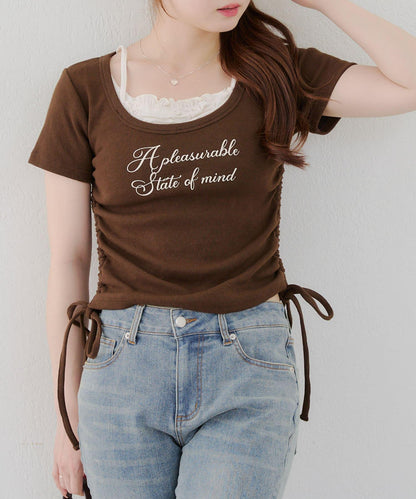 【@re.__mi23精選】下襬對接T恤