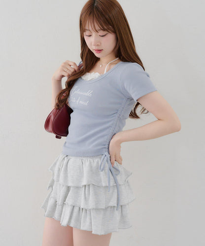 【@re.__mi23精選】下襬對接T恤