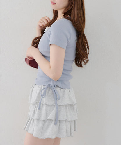 【@re.__mi23精選】下襬對接T恤