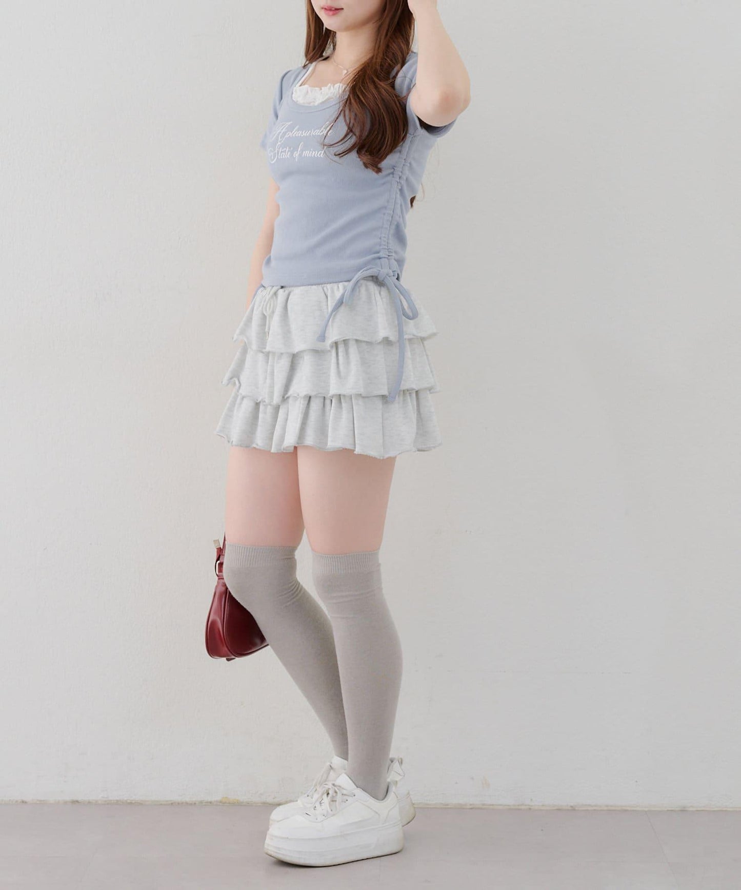 【@re.__mi23精選】下襬對接T恤