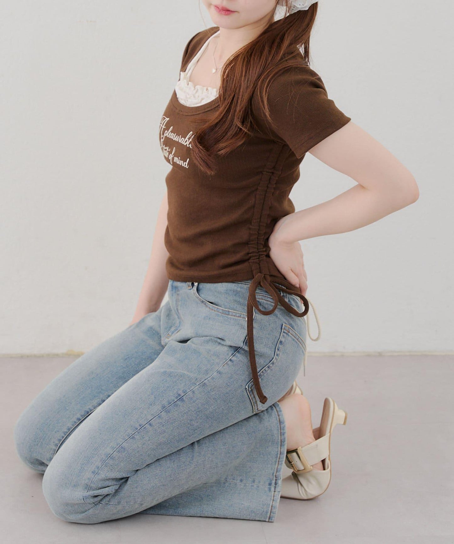 【@re.__mi23精選】下襬對接T恤