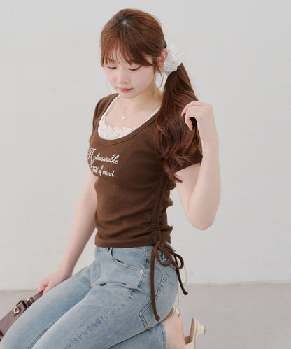 【@re.__mi23精選】下襬對接T恤