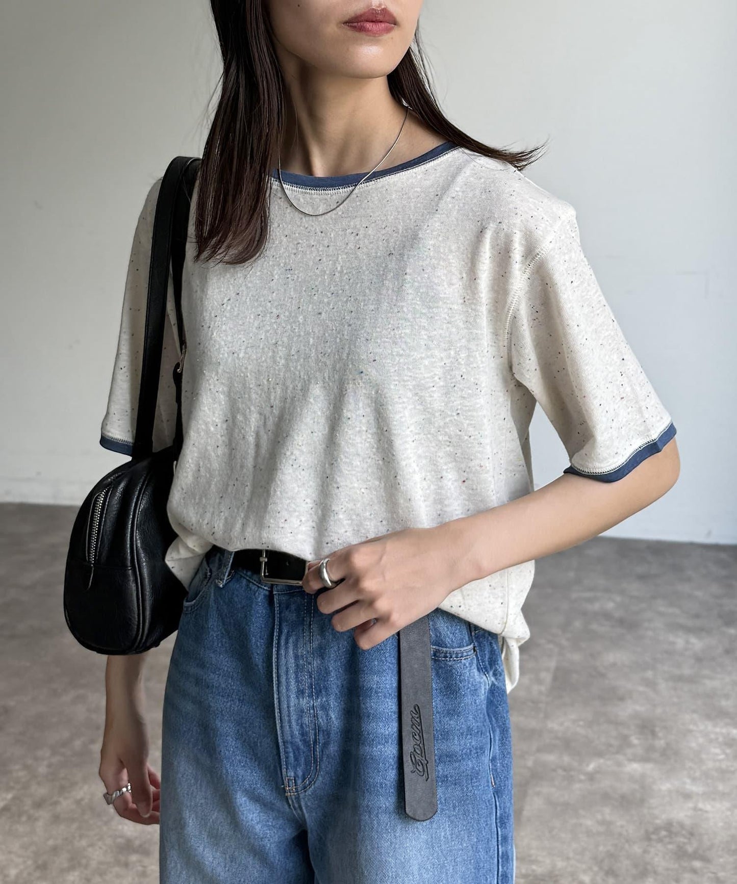 條紋透氣短袖T-shirt