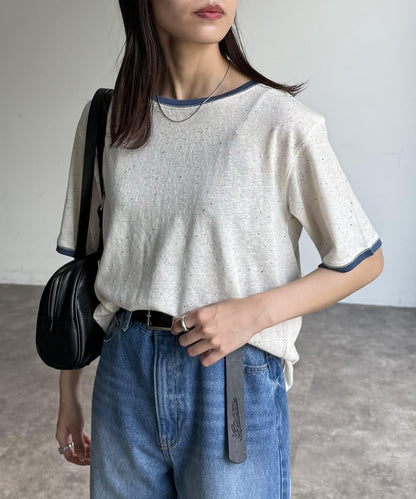 條紋透氣短袖T-shirt