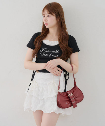 【@re.__mi23精選】下襬對接T恤