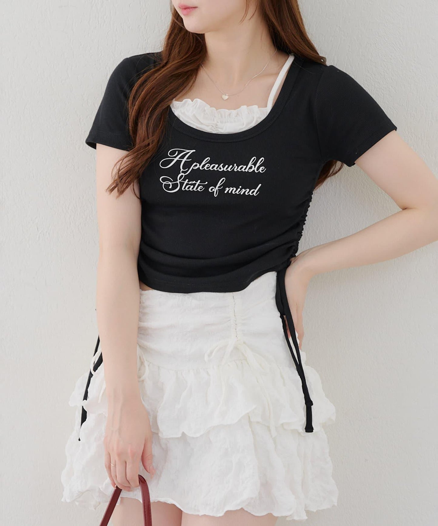 【@re.__mi23精選】下襬對接T恤