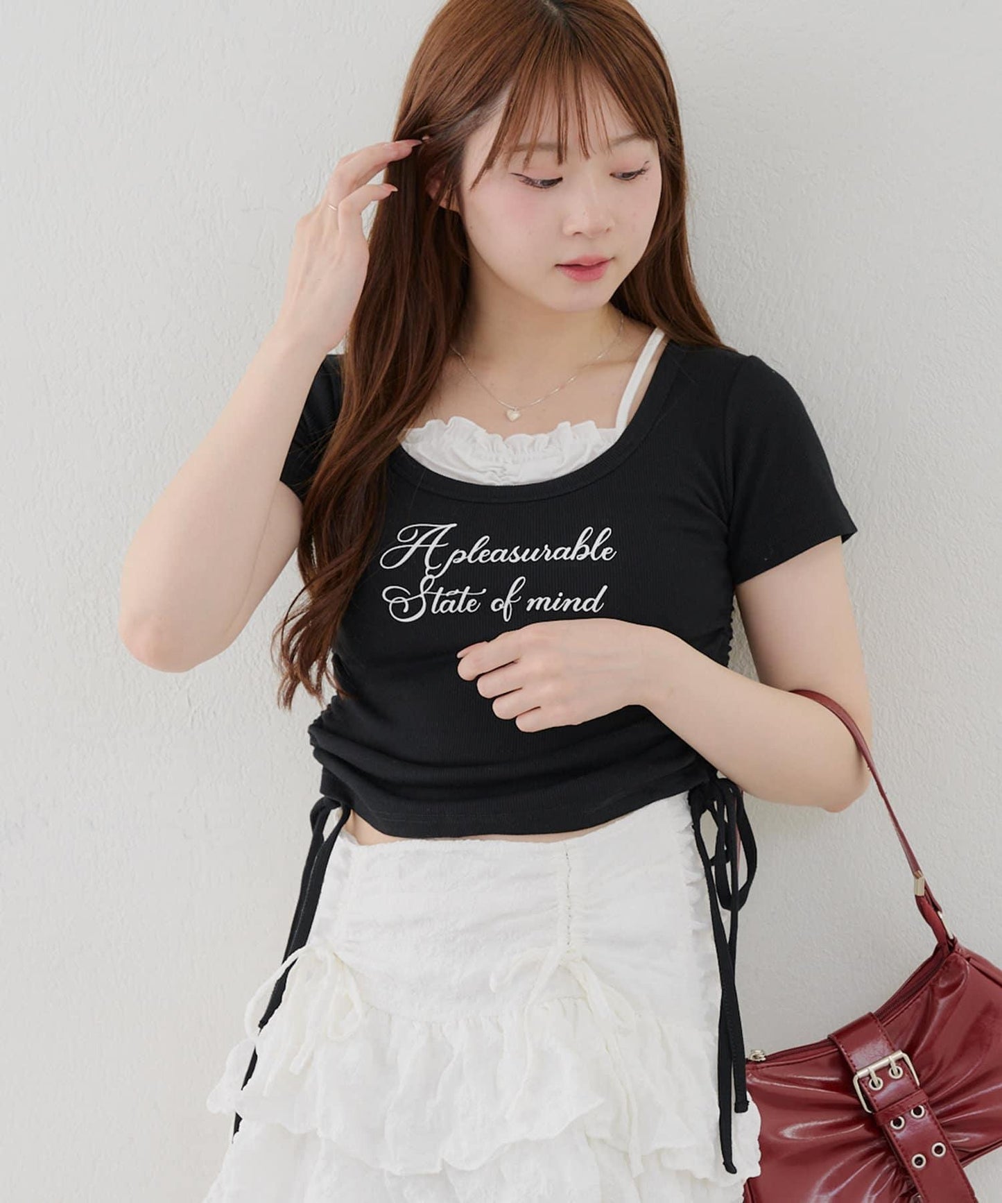 【@re.__mi23精選】下襬對接T恤