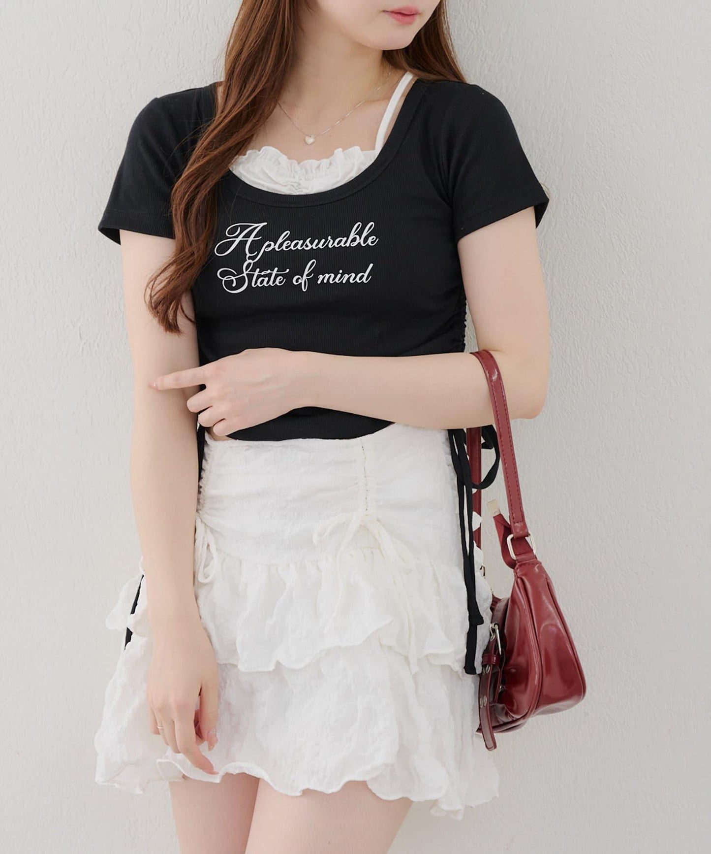 【@re.__mi23精選】下襬對接T恤