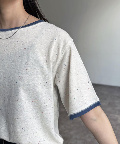 條紋透氣短袖T-shirt