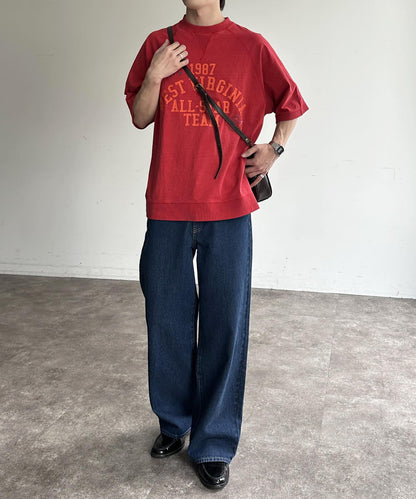 塗鴉刺繡學院標誌短袖T恤