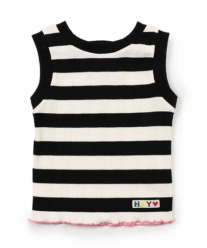 條紋針織背心