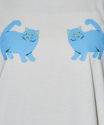 twins cat/雙子貓 印花T恤