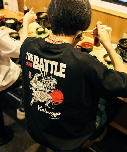 牛排京都勝牛×FREAK'S STORE 聯名 大尺寸 後背印花 T恤 / JAPAN ART