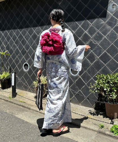 【限定/全3色】花紋浴衣2件套