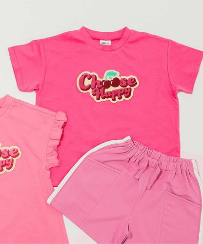 【連衣裙】Logo圖案刺繡T恤