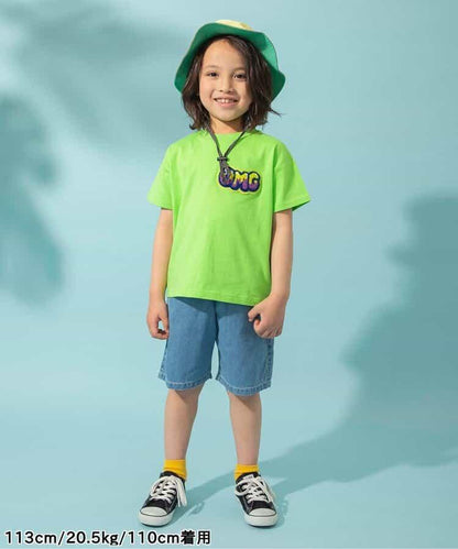 【連衣裙】Logo圖案刺繡T恤