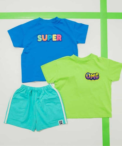 【連衣裙】Logo圖案刺繡T恤