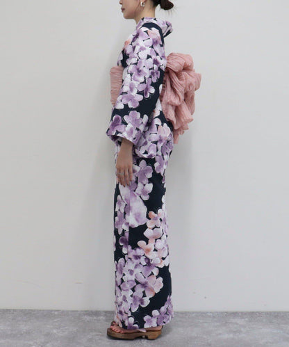 【限定/全3色】花紋浴衣2件套