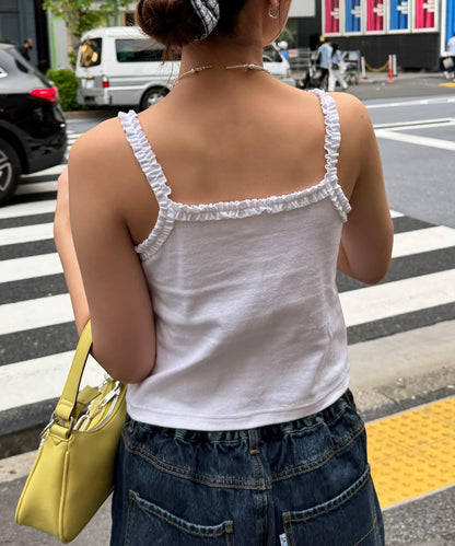 蕾絲織帶杯內背心
