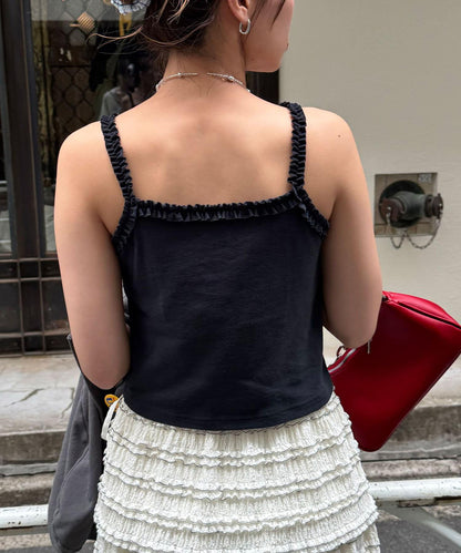 蕾絲織帶杯內背心