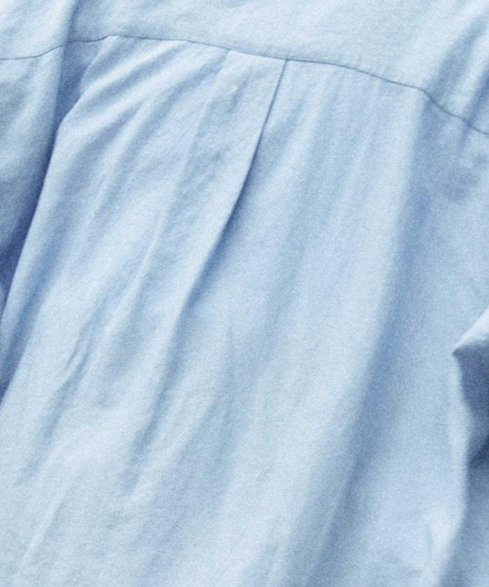 亞麻混紡襯衫＜可搭配套裝＞