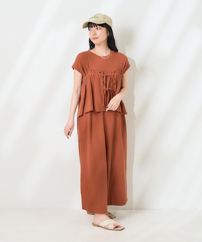 【套裝商品】多功能款 泡泡紋吊帶連衣裙