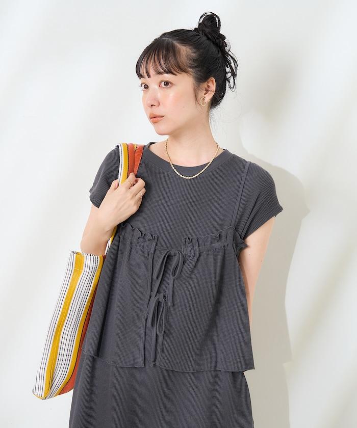 【套裝商品】多功能款 泡泡紋吊帶連衣裙