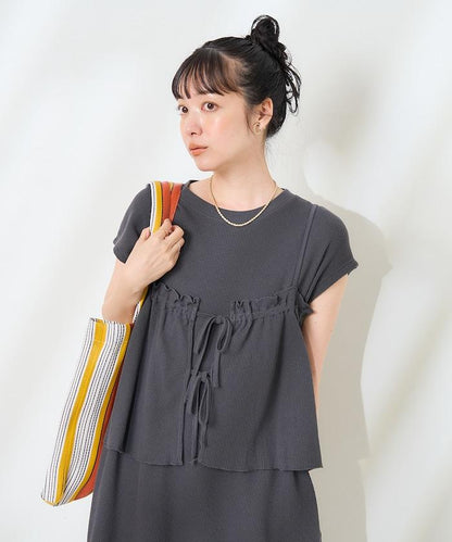 【套裝商品】多功能款 泡泡紋吊帶連衣裙